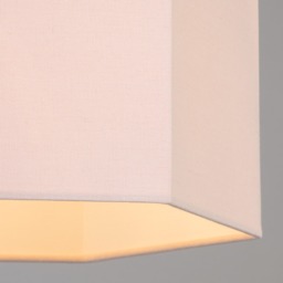 Glow Hexagon Ceiling Light Shade, Pink - thumbnail 6