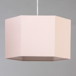 Glow Hexagon Ceiling Light Shade, Pink - thumbnail 5