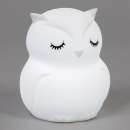 Glow Owl Colour Changing Night Light, White - thumbnail 4