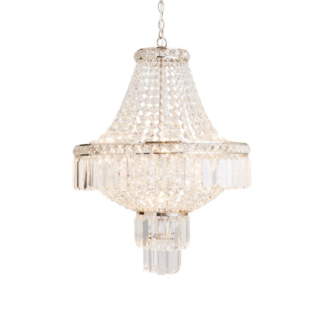 Chloey Chandelier, Polished Nickel - image 1