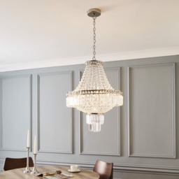 Chloey Chandelier, Polished Nickel - thumbnail 3