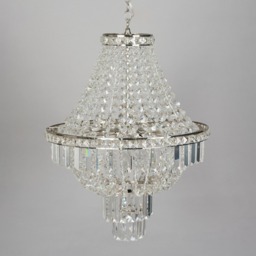 Chloey Chandelier, Polished Nickel - thumbnail 5