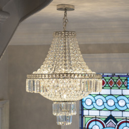 Chloey Chandelier, Polished Nickel - thumbnail 3