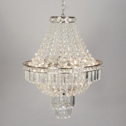 Chloey Chandelier, Polished Nickel - thumbnail 4