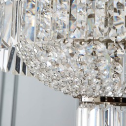 Chloey Chandelier, Polished Nickel - thumbnail 7