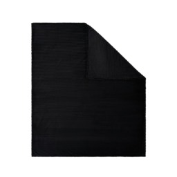 Luxury Ribbon Velvet Throw, Black - thumbnail 3