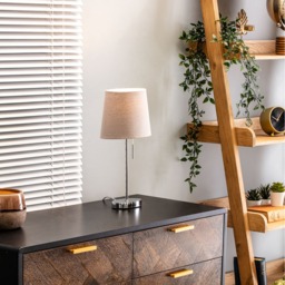 Marley Table Lamp, Chrome - thumbnail 3