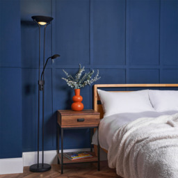 Mother and Child LED Floor Lamp, Satin Black - thumbnail 3