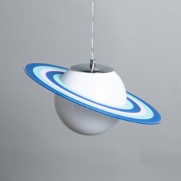 Glow Saturn Ceiling Pendant Light, Blue - thumbnail 5