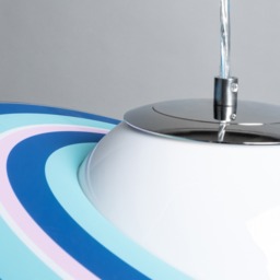 Glow Saturn Ceiling Pendant Light, Blue - thumbnail 6