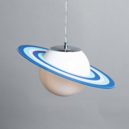 Glow Saturn Ceiling Pendant Light, Blue - thumbnail 4