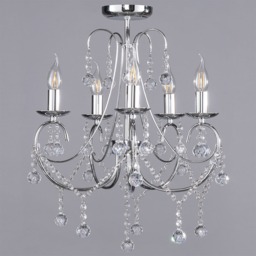 Sapparia Flush Chandelier, Chrome - thumbnail 5