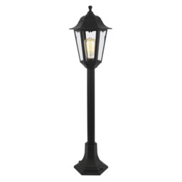 Ferris Outdoor Adjustable Height Lamp Post Lantern, Black - thumbnail 7