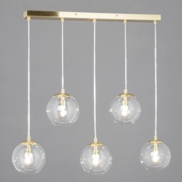 Milton 5 Light Pendant Bar, Gold - thumbnail 4