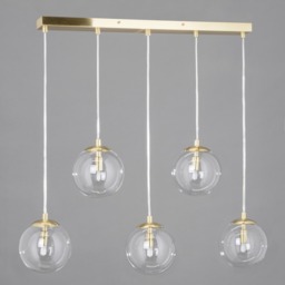 Milton 5 Light Pendant Bar, Gold - thumbnail 5