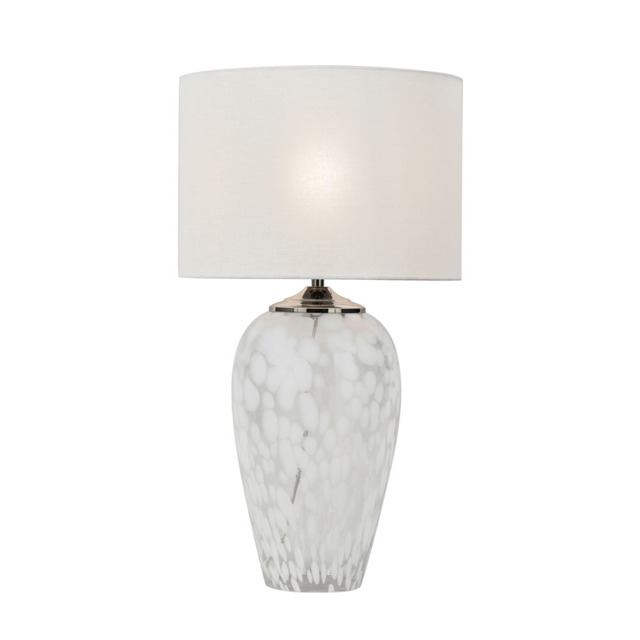 Agnes Flakestone Table Lamp, Nickel - image 1