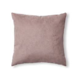 Faux Suede Cross Cushion, Brown - thumbnail 5