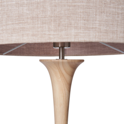 Lea Wooden Floor Lamp, Natural - thumbnail 9