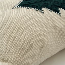 3 Christmas Trees Cushion, Natural - thumbnail 4