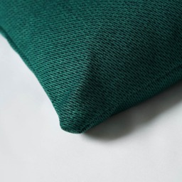 Snow Fleece Cushion, Green - thumbnail 4