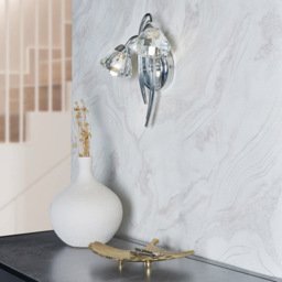 Marianne Wall Light, Chrome - thumbnail 3