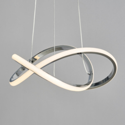 Eero LED Ceiling Pendant, Chrome - thumbnail 4