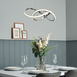 Eero LED Ceiling Pendant, Chrome - thumbnail 3