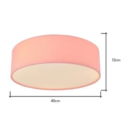 Glow Flush Ceiling Light, Pink - thumbnail 8