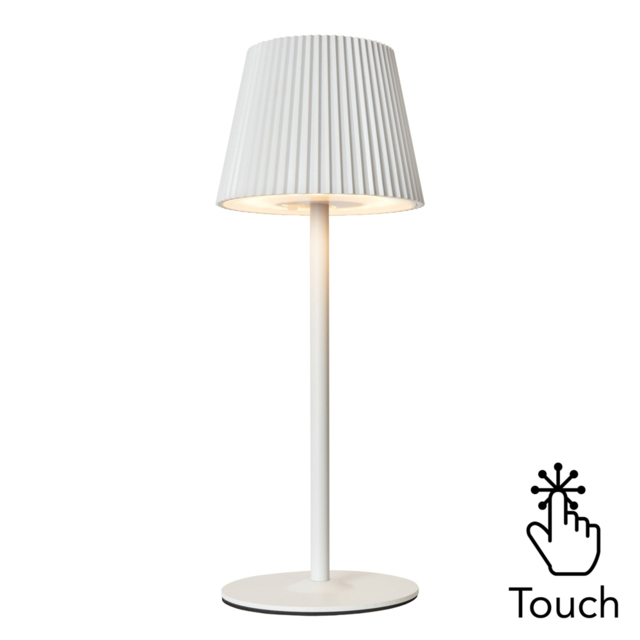 Esther Rechargeable Table Lamp, White - image 1