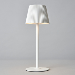 Esther Rechargeable Table Lamp, White - thumbnail 4
