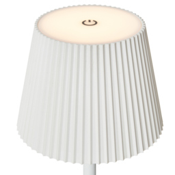 Esther Rechargeable Table Lamp, White - thumbnail 9