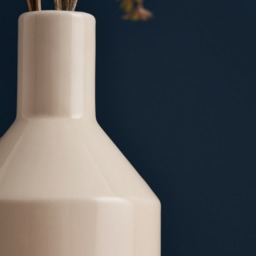Bottle Ceramic Vase, Cream - thumbnail 4
