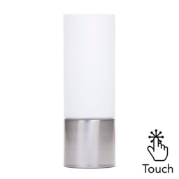 Tilly Touch Sensitive Table Lamp, Satin Nickel - thumbnail 1