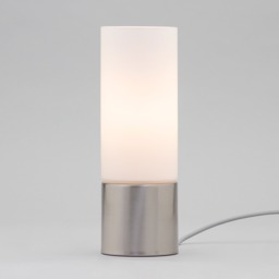 Tilly Touch Sensitive Table Lamp, Satin Nickel - thumbnail 4