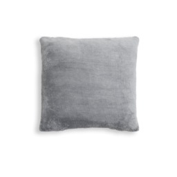 Small Microfleece Cushion, Charcoal - thumbnail 3