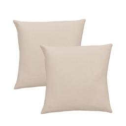 Twin Pack of Cushions, Natural - thumbnail 3