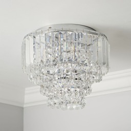 Paladina Small Flush Ceiling Light, Chrome - thumbnail 5