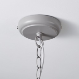 Flo 8 Light Chandelier, Grey - thumbnail 7