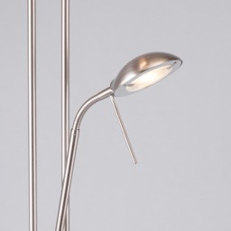 Mother and Child Floor Lamp, Satin Nickel - thumbnail 6