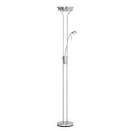 Mother and Child Floor Lamp, Satin Nickel - thumbnail 8