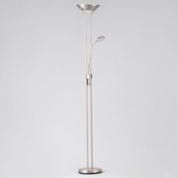 Mother and Child Floor Lamp, Satin Nickel - thumbnail 5