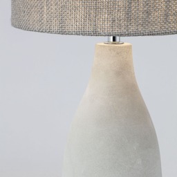 Mini Marcus Concrete Table Lamp, Satin Nickel - thumbnail 6