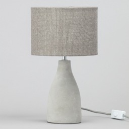 Mini Marcus Concrete Table Lamp, Satin Nickel - thumbnail 5