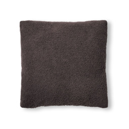 Really Soft Teddy Bear Fleece Cushion, Grey - thumbnail 3