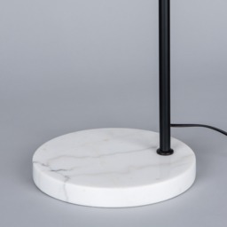Benson Curved Floor Lamp, Satin Black - thumbnail 7