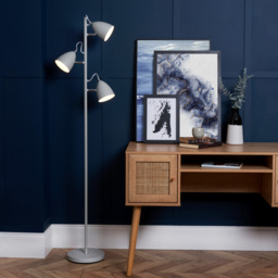 Sian Task Floor Lamp, Grey - thumbnail 3