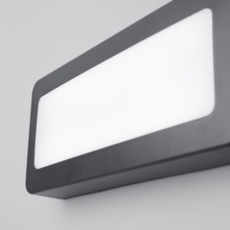 Wren 5 Watt LED Opal Surface Brick Wall Light, Anthracite - thumbnail 6