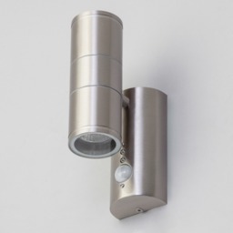 Delting Up and Down Outdoor Wall Light with PIR Sensor, Stainless Steel - thumbnail 5