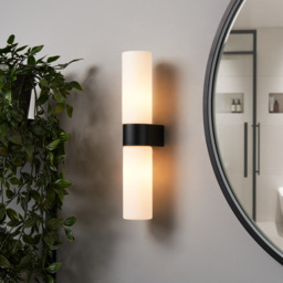 Wendy Bathroom Wall Light, Black - thumbnail 3