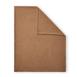 Really Soft Teddy Bear Fleece Throw, Brown - thumbnail 3